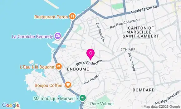 Localisation Centre de Santé Clinadent 4 Septembre