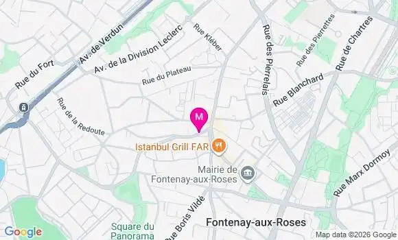 Localisation Centre de Santé Dentaire Fontenay