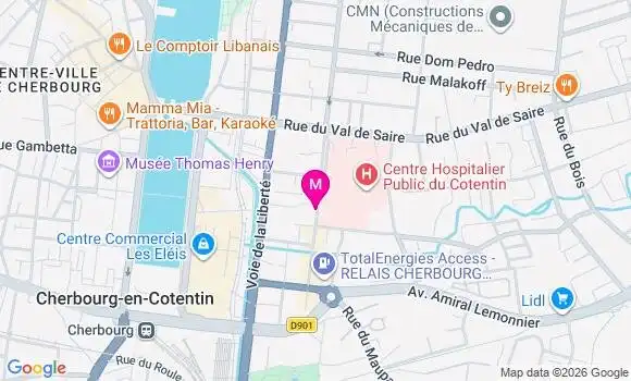Localisation Centre de Santé Bres Croizat