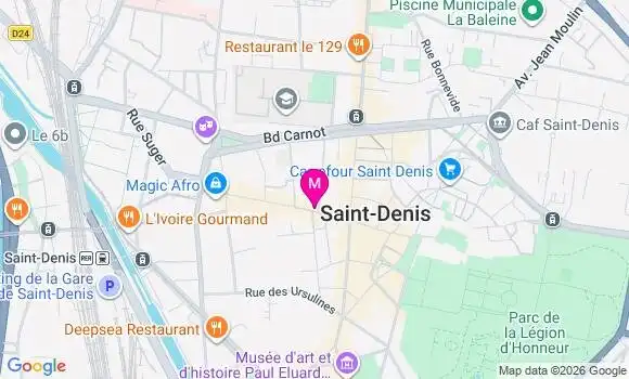 Localisation Centre de Santé Médico Dentaire Codem