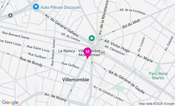 Localisation Centre de Santé Médico Dentaire de la Gare