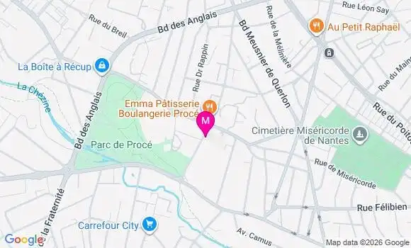 Localisation Centre Dentaire Nantes