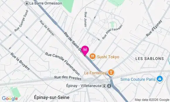 Localisation Centre de Santé Dentaire la Galathee