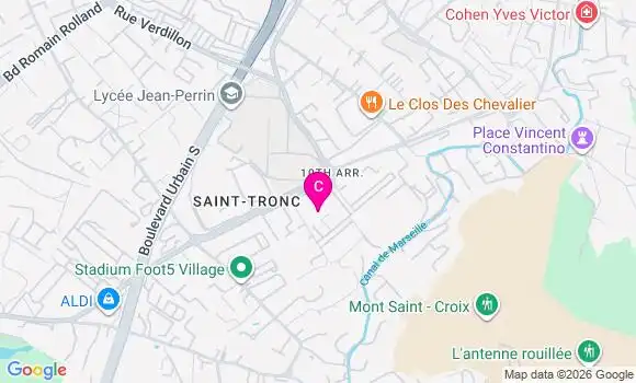 Localisation Centre Dentaire Saint Tronc