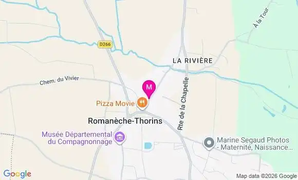 Localisation Ehpad Les Marronniers