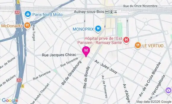 Localisation Centre de Santé Dentalife