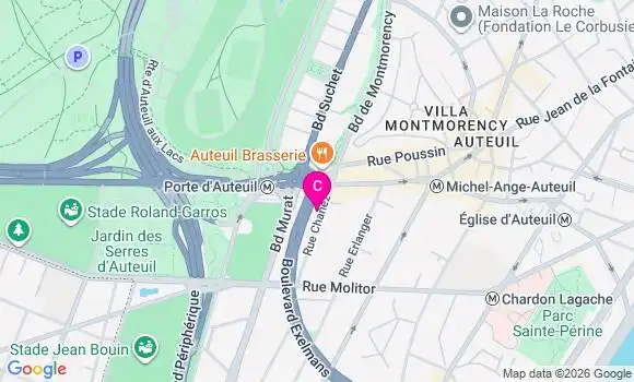 Localisation Centre de Santé Dentaire de la Porte d