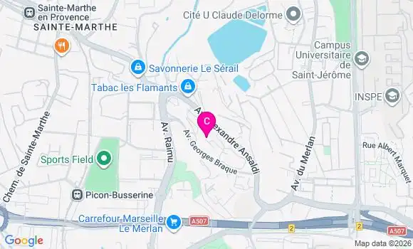 Localisation Centre de Santé Aphm du Grand Barthelemy