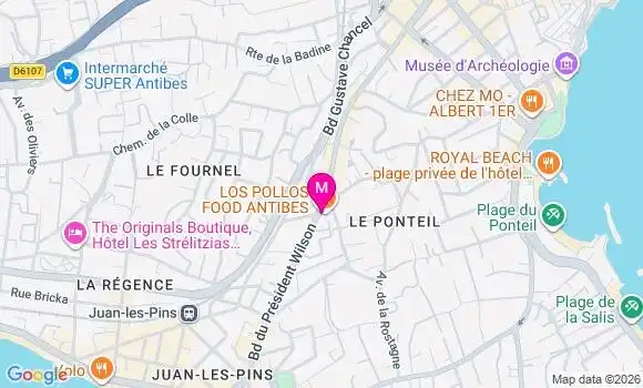 Localisation Centre de Santé Dentaire Dentego Antibes