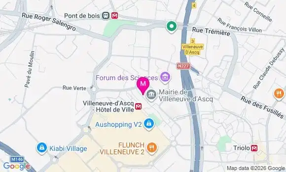 Localisation Centre de Santé Dentaire Villeneuve d