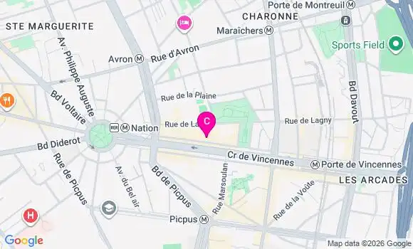 Localisation Centre de Santé Médico Dentaire Nation
