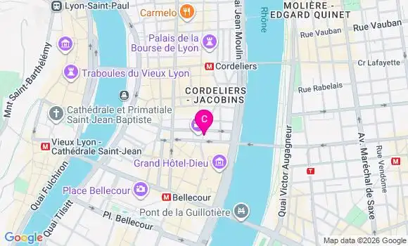 Localisation Centre de Santé Dentaire Lyon Republique