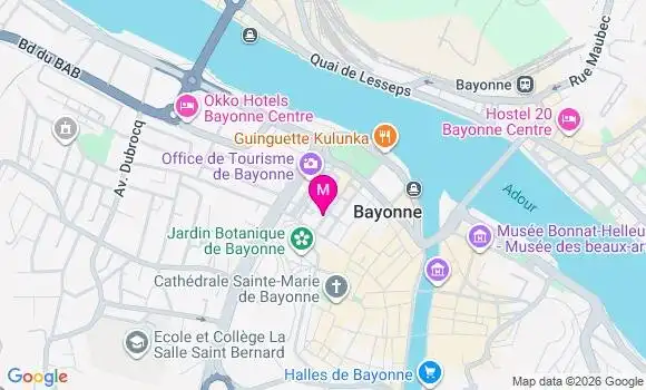 Localisation Centre de Santé Dentaire du Grand Bayonne