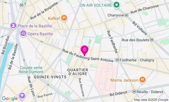 Localisation Centre de Santé Saint Antoine