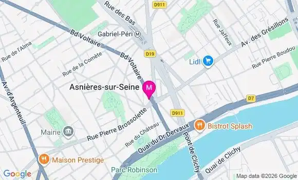 Localisation Centre de Santé Dentaire et d