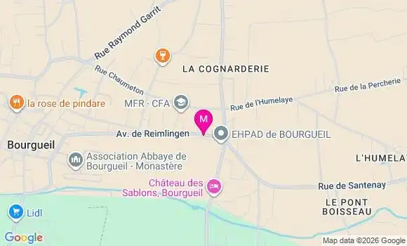 Localisation Ehpad Riv Age de Loire