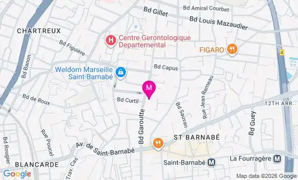 Localisation Résidence Saint Barnabe