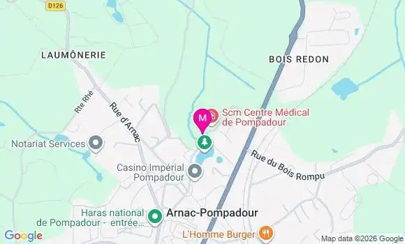 Localisation Ehpad Les Pres de Chignac