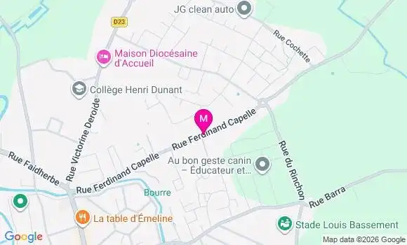 Localisation Ehpad Leon Duhamel