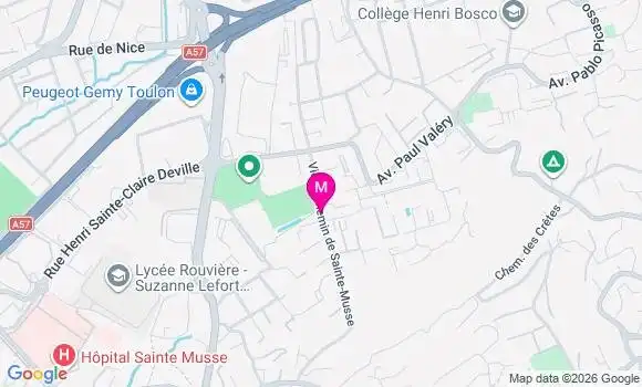 Localisation Ehpad Les Jardins de Thalassa