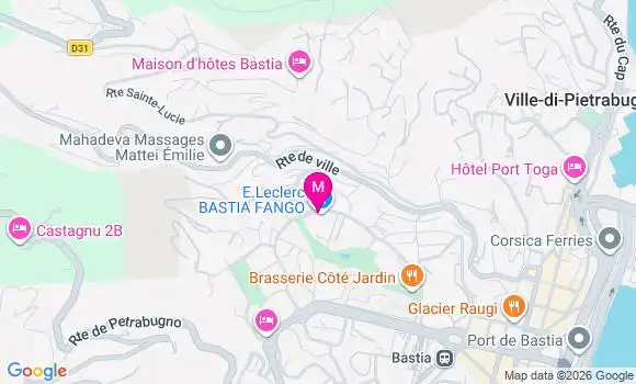 Localisation Ehpad Résidence Pierre Bocognano