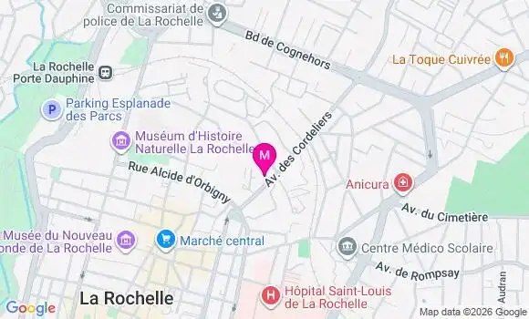Localisation Centre de Santé Escale