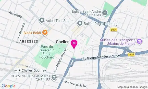 Localisation Centre de Santé Medecine et Sommeil 77
