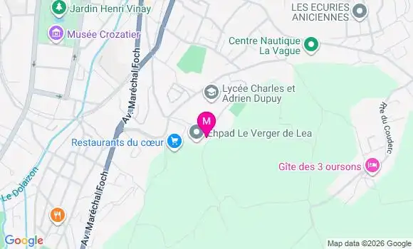 Localisation Ehpad Le Verger de Lea