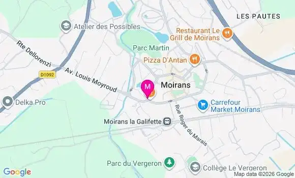 Localisation Centre de Santé Moirans