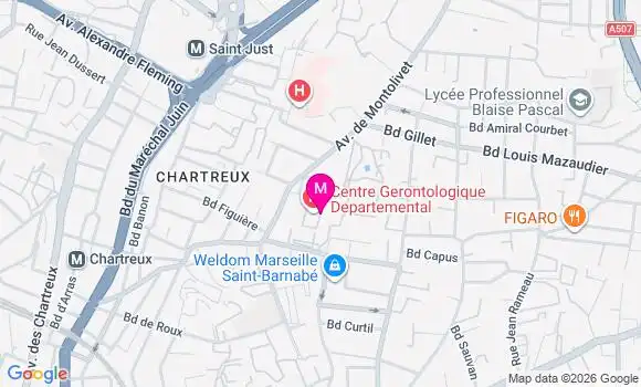 Localisation Ehpad Public Le Petit Bosquet