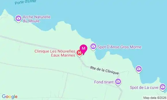 Localisation Ehpad Les Nouvelles Eaux Marines