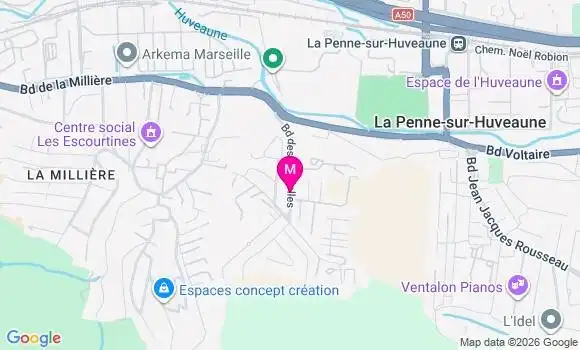 Localisation Ehpad Les Peupliers