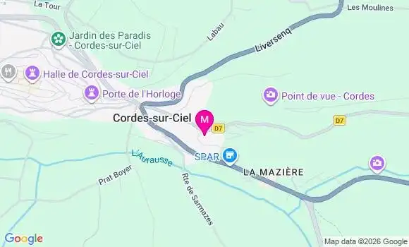 Localisation Ehpad La Maziere
