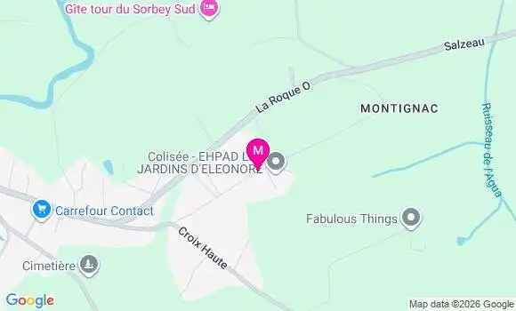 Localisation Ehpad Les Jardins d