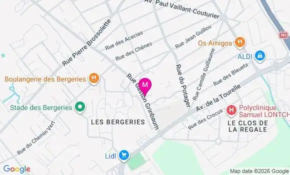Localisation Ehpad Résidence Retraite du Cinema