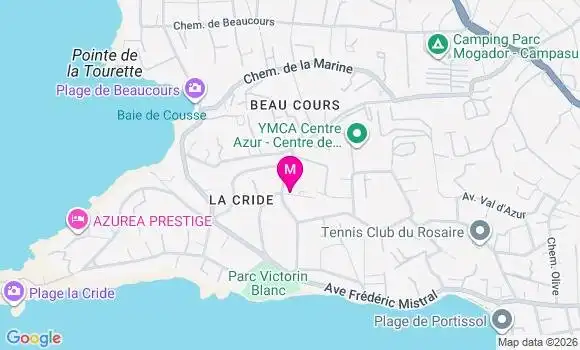 Localisation Ehpad Korian la Pinede