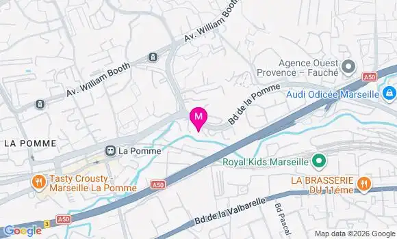 Localisation Ehpad Résidence Marseillane