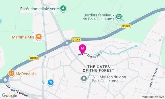 Localisation Ehpad La Boiseraie
