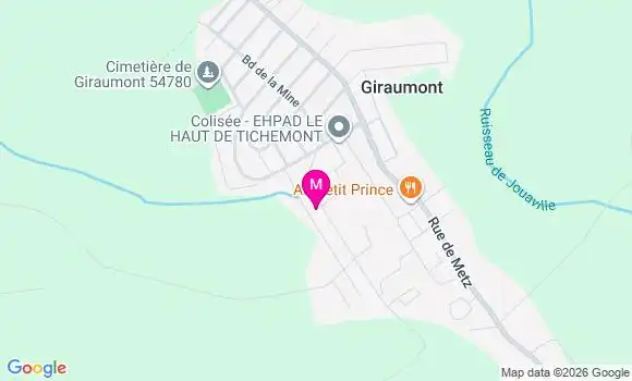 Localisation Ehpad Le Haut de Tichemont