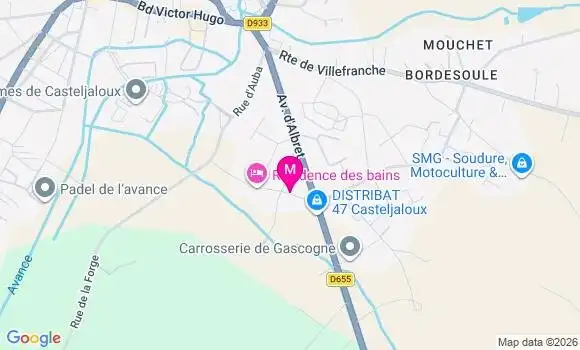 Localisation Ehpad Résidence du Lac