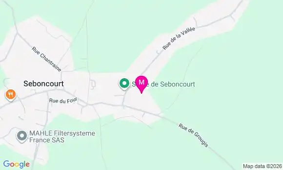 Localisation Ehpad Seboncourt