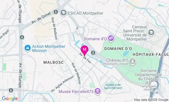 Localisation Ehpad Malbosc
