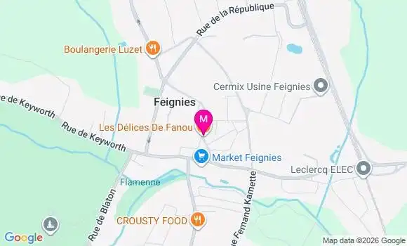 Localisation Annexe Maison Nord Santé Avesnois