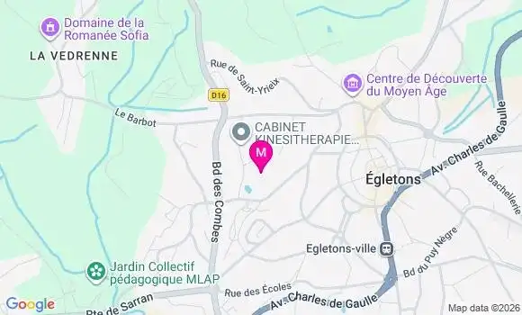 Localisation Ehpad Egletons