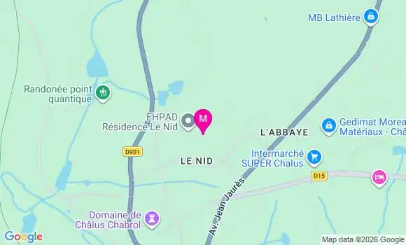 Localisation Ehpad Résidence Le Nid