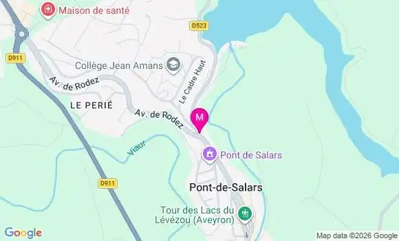 Localisation Ehpad La Résidence du Lac