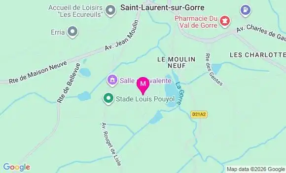 Localisation Résidence les Pins