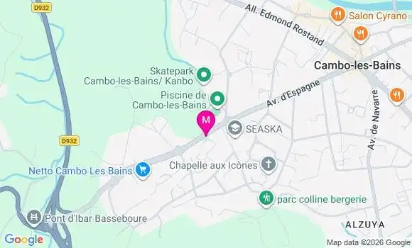 Localisation Ehpad Arditeya Vieil Assantza