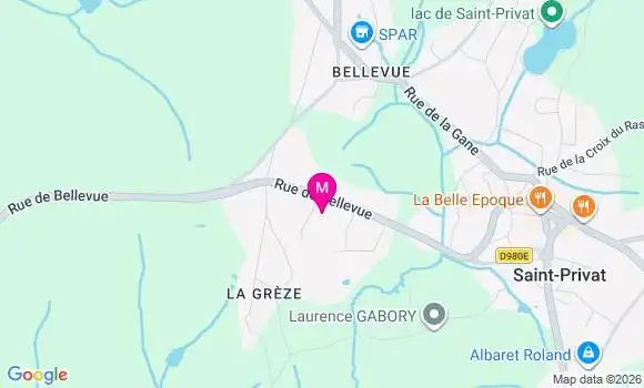 Localisation Ehpad J et M Colaud