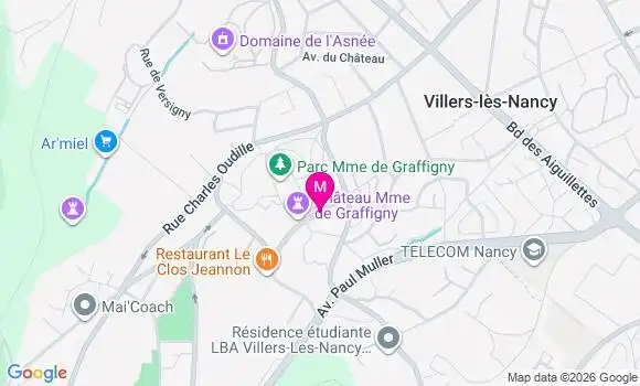Localisation Maison de Retraite la Verriere